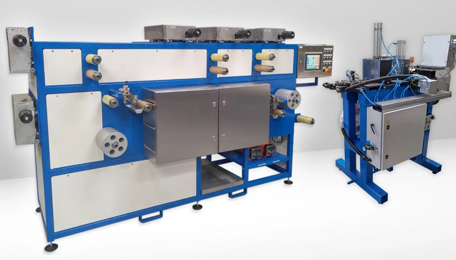 Piton Engineering flexible duct manufacturing machines - industrial HVAC production line equipment